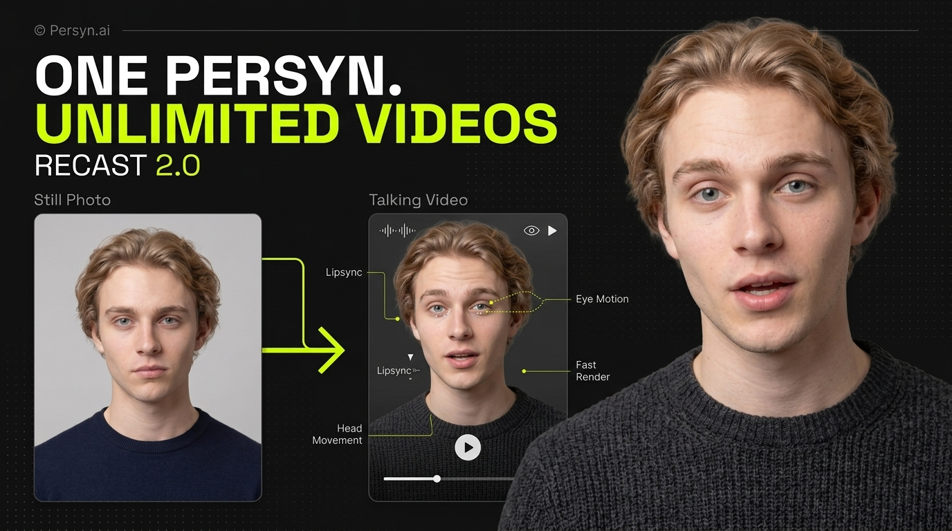 How to Create Talking Video Content with Persyn Recast | Persyn Blog